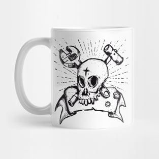 Tribute to the mechanical saint Mug